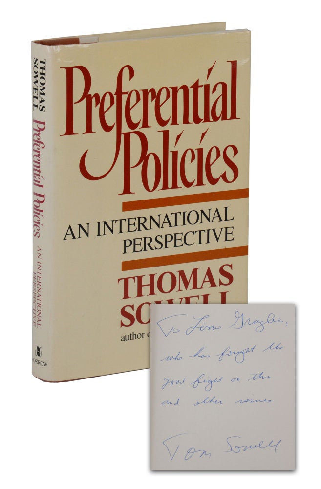 Item #140945543 Preferential Policies: An International Perspective. Thomas Sowell.