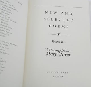 New and Selected Poems, Volume Two