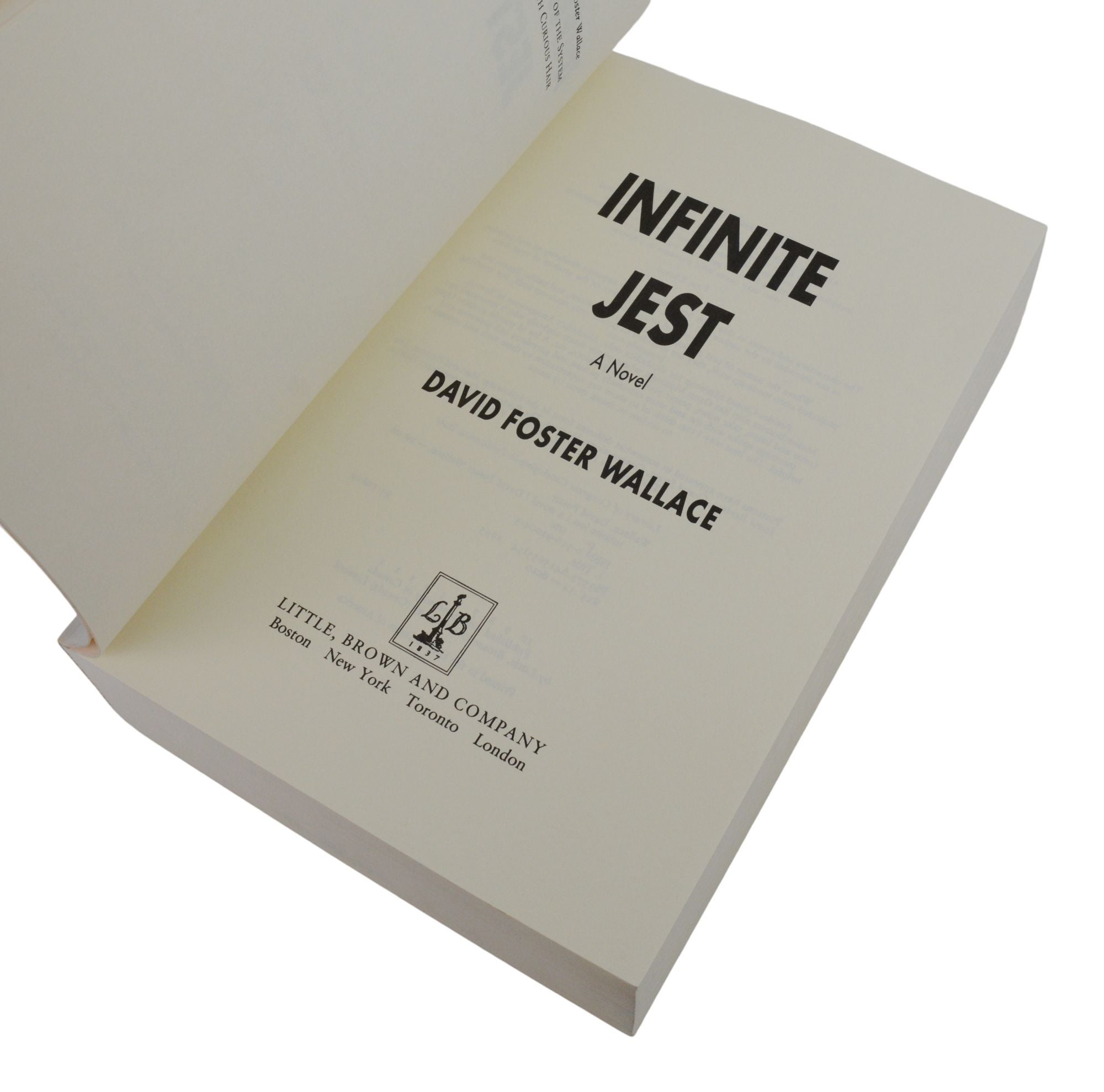 Infinite Jest by David Foster Wallace — RED FOX RARE BOOKS