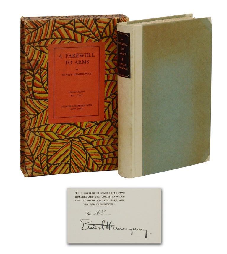 Item #140945742 A Farewell to Arms. Ernest Hemingway.