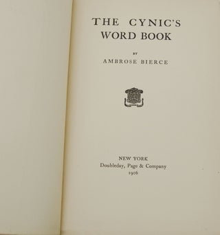 The Cynic's Word Book (The Devil's Dictionary)