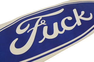 Fuck (Vintage poster detourning Ford logo)