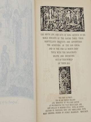Le Morte d'Arthur: The Birth Life and Acts of King Arthur (Finely bound by Birdsall)
