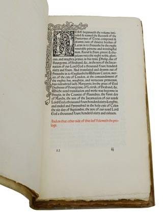 The Recuyell of the Historyes of Troye