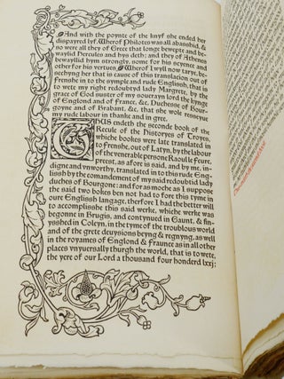 The Recuyell of the Historyes of Troye