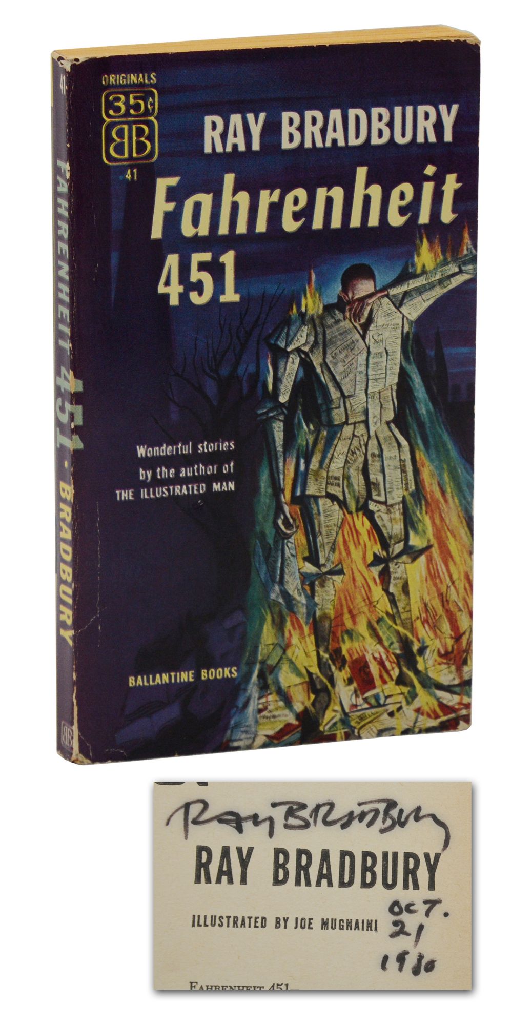 Fahrenheit 451 - Ray Bradbury - Classic Novel Literary Print. - Echo-Lit