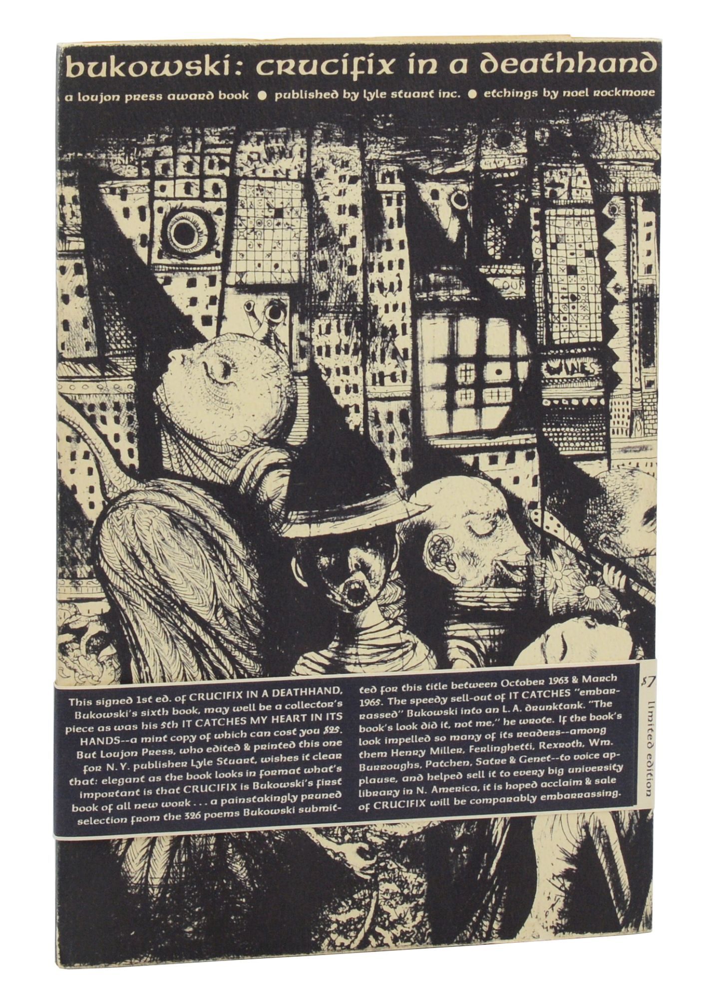 Crucifix in a Deathhand | Charles Bukowski, Noel Rockmore | First edition