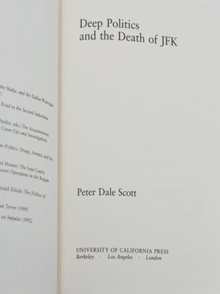 Deep Politics and the Death of JFK