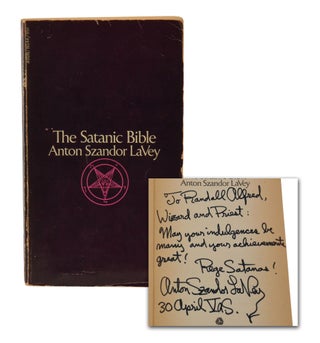 Item #140945876 The Satanic Bible. Anton LaVey, Burton H. Wolfe, Introduction