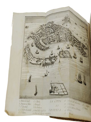 (18th Century Travel Guide to Venice) Forestiero illuminato intorno le cose piu' rare, e curiose antiche, e moderne della citta' di venezia e dell'isole circonvicine: con la descrizione delle Chiese, Monisterj , Ospitali, Tesoro di S. Marco, Arsenale, Fabbriche pubbliche, Pitture celebri, Funzioni e Dimonisterivertimenti, e di quanto v'&egrave; di pi&ugrave; riguardevole : Opera adornata di molte bellissime vedute in rame, e corretta dai moltiplici errori trascors nell'ultima Edizione