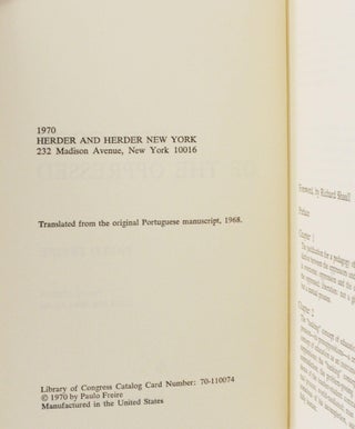 Pedagogy of the Oppressed