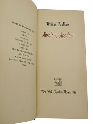Absalom, Absalom!