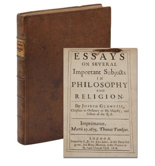 Item #140946031 Essays on Several Important Subjects in Philosophy and Religion (Witchcraft)....