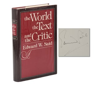 Item #140946066 The World, the Text and the Critic. Edward Said