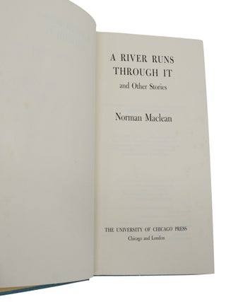 A River Runs Through It and Other Stories
