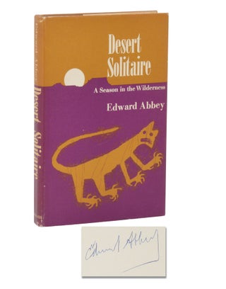 Item #140946119 Desert Solitaire: A Season in the Wilderness. Edward Abbey