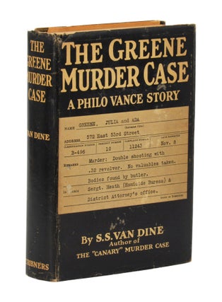 Item #140946155 The Greene Murder Case: A Philo Vance Story. S. S. Van Dine