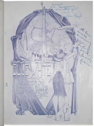 Blue & White Semi-Annual, Summer '39 (Los Angeles High School Yearbook featuring Charles Bukowski)