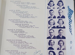Blue & White Semi-Annual, Summer '39 (Los Angeles High School Yearbook featuring Charles Bukowski)