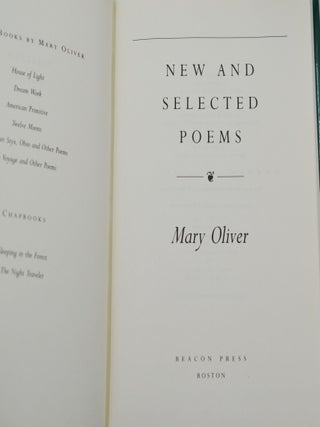 New and Selected Poems