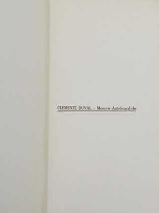 Memorie Autobiografiche