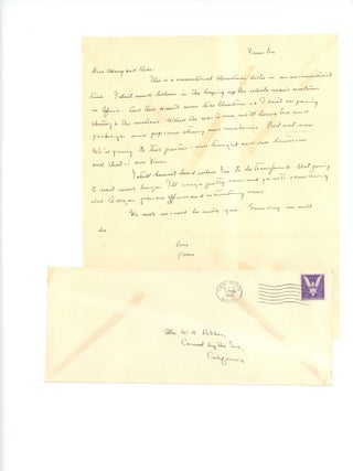 Massive archive of nearly 400 letters and postcards written by John Steinbeck to his family over the course of 29 years