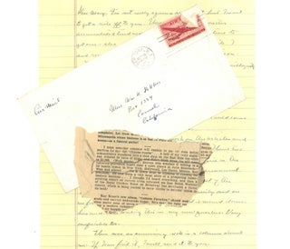 Massive archive of nearly 400 letters and postcards written by John Steinbeck to his family over the course of 29 years