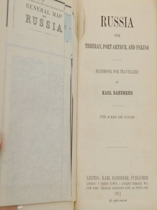 Russia, with Teheran, Port Arthur, and Peking: Handbook for Travellers (Baedeker's Russia)