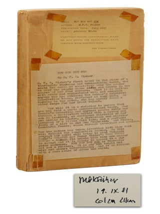 Item #140946386 Not Now but Now. M. F K. Fisher