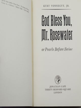 God Bless You, Mr. Rosewater: Or Pearls Before Swine