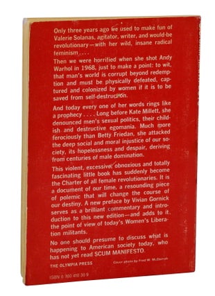 S.C.U.M. (Society for Cutting Up Men) Manifesto
