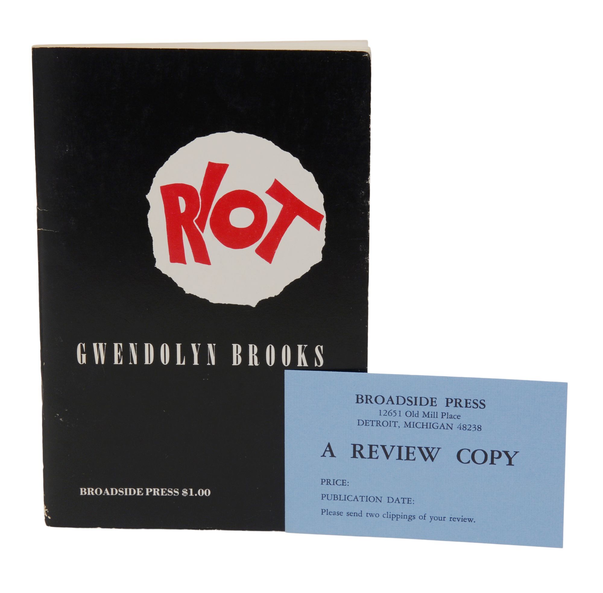 Riot | Gwendolyn Brooks Riot | Gwendolyn Brooks