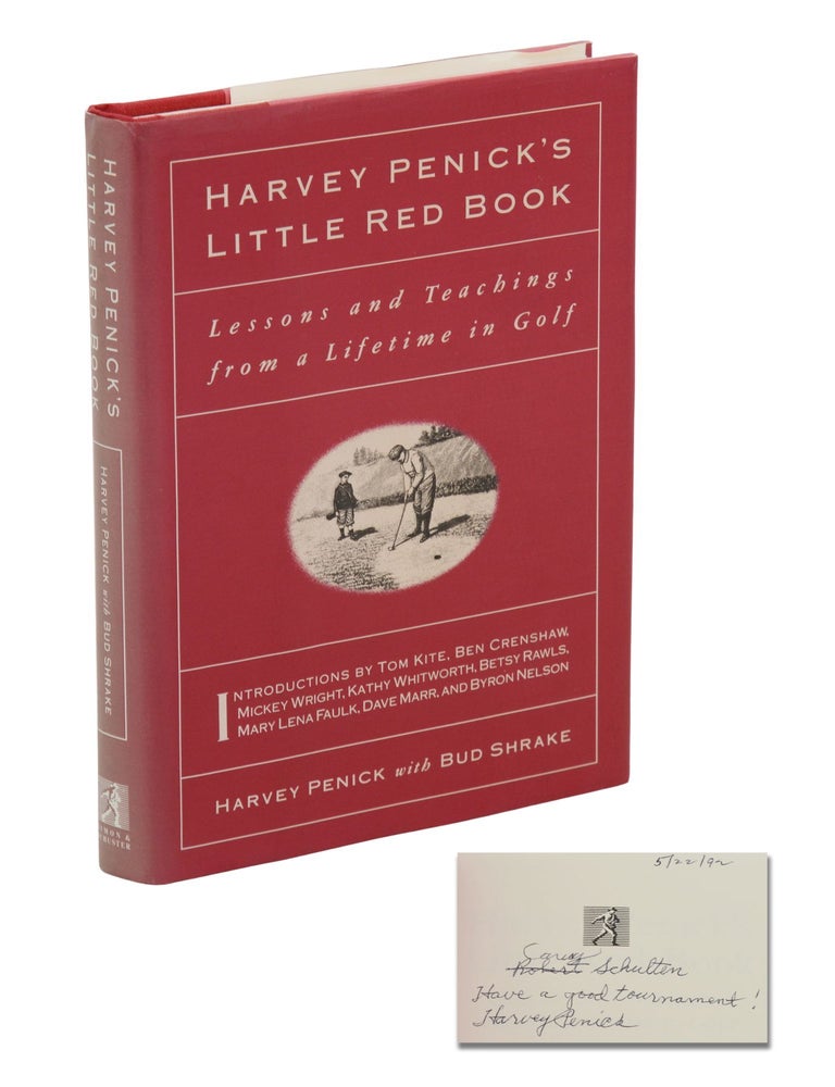 Item #140946615 Harvey Penick's Little Red Book. Harvey Penick, Bud Shrake.