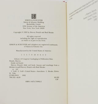 Harvey Penick's Little Red Book