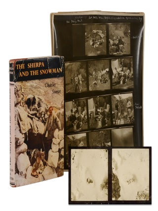 Item #140946619 The Sherpa and the Snowman (with) 24 silver gelatin contact sheets documenting...