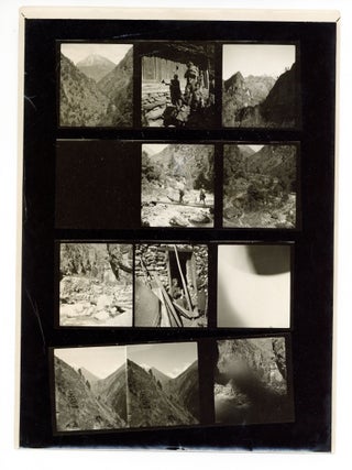 The Sherpa and the Snowman (with) 24 silver gelatin contact sheets documenting the 1954 Daily Mail Himalayan expedition in search of the Yeti