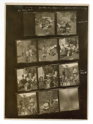 The Sherpa and the Snowman (with) 24 silver gelatin contact sheets documenting the 1954 Daily Mail Himalayan expedition in search of the Yeti