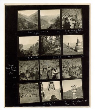 The Sherpa and the Snowman (with) 24 silver gelatin contact sheets documenting the 1954 Daily Mail Himalayan expedition in search of the Yeti