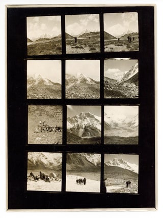 The Sherpa and the Snowman (with) 24 silver gelatin contact sheets documenting the 1954 Daily Mail Himalayan expedition in search of the Yeti