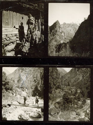 The Sherpa and the Snowman (with) 24 silver gelatin contact sheets documenting the 1954 Daily Mail Himalayan expedition in search of the Yeti