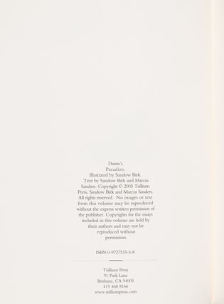 The Divine Comedy: Dante's Inferno, Dante's Purgatorio, Dante's Paradiso