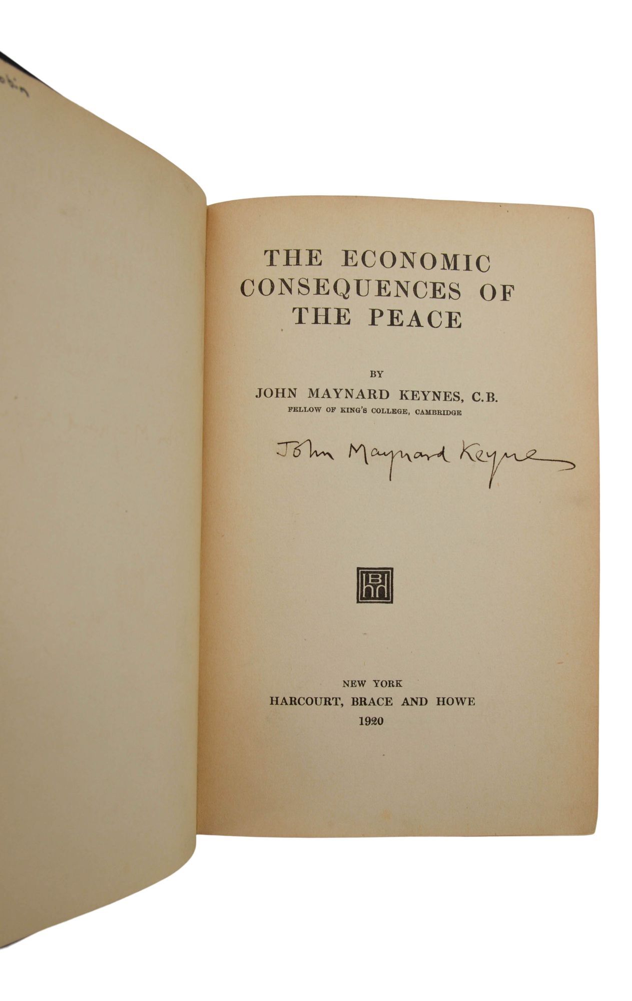 The Economic Consequences of the Peace | John Maynard Keynes 