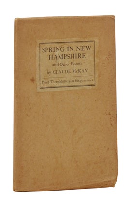 Item #140946681 Spring in New Hampshire and Other Poems. Claude McKay, I. A. Richards, Introduction