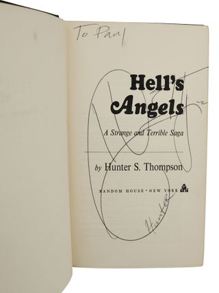 Hell's Angels: The Strange and Terrible Sage of the Outlaw Motorcycle Gang