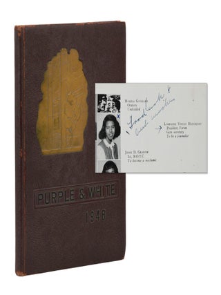 Item #140946791 The Purple and White [High school yearbook of Lorraine Hansberry and Sam...