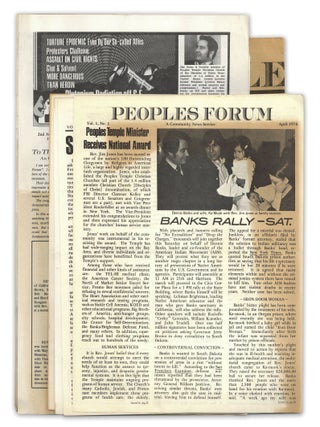 Item #140946817 Peoples Forum: A Community News Service (12 original issues of the newsletter for...