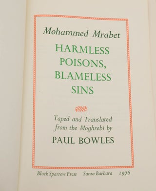 Harmless Poisons, Blameless Sins