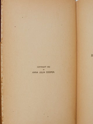 A Voice from the South: By a Black Woman of the South