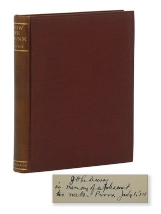 Item #140946884 How We Think. John Dewey