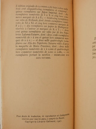 La Peste (The Plague)